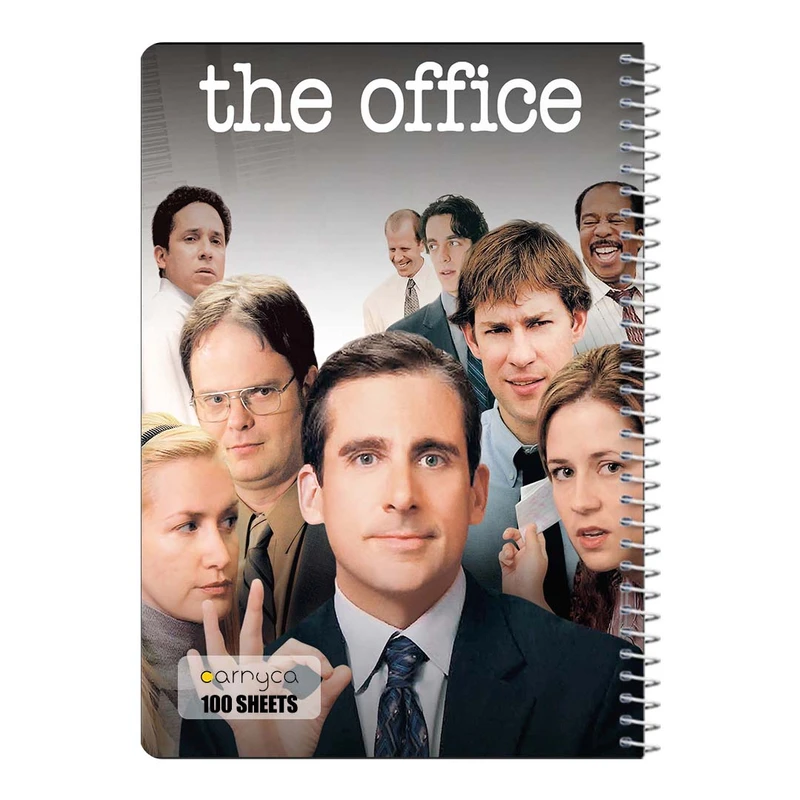دفتر شطرنجی 100 برگ سیمی کارنیکا طرح افیس The Office کد 51378
