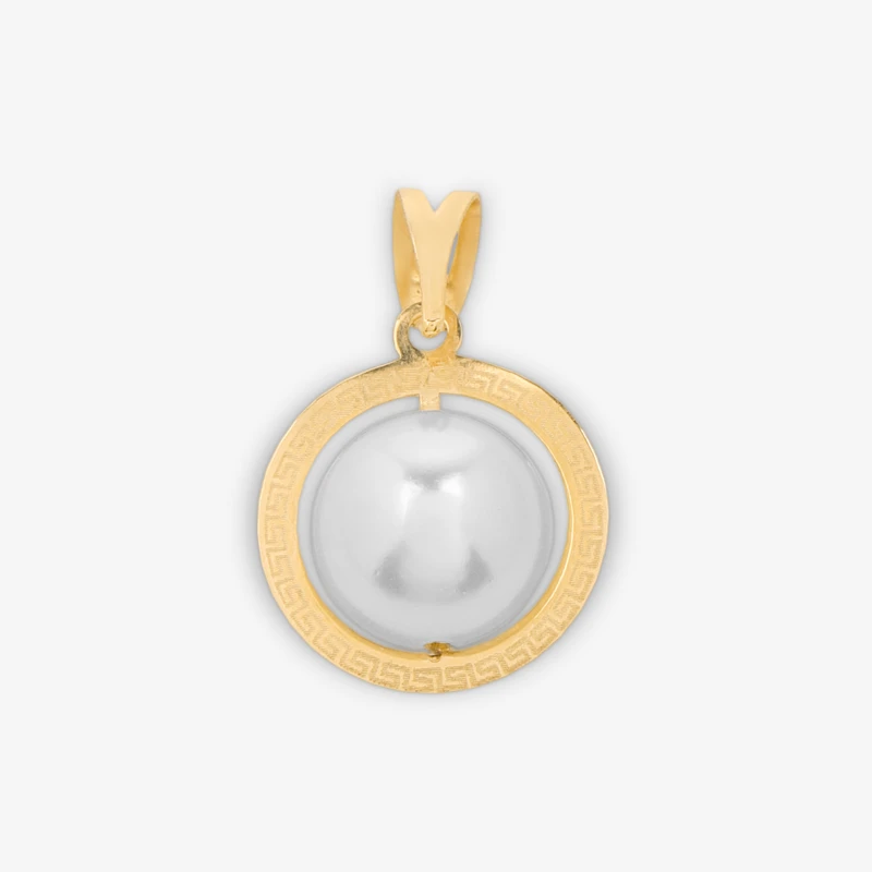 آویز گردنبند طلا 18 عیار زنانه مایا ماهک طرح گوی کد MM2280
