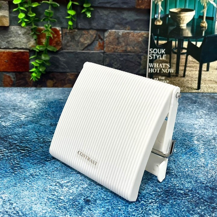 پایه رول دستمال کاغذی کنتراست مدل روما شیاردار