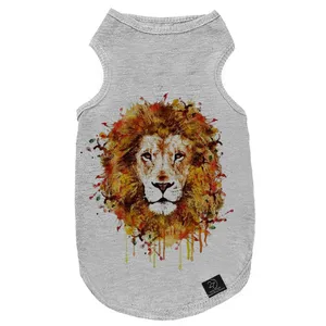 لباس سگ و گربه 27 طرح Lion Brown کد MH364 سایز XL