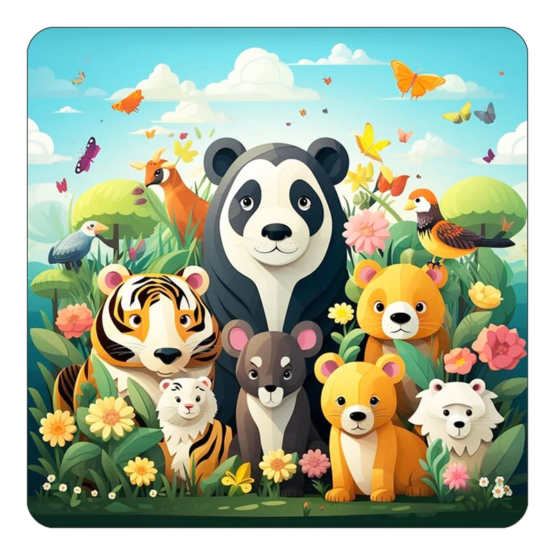 مگنت کاکتی طرح حیوانات کارتونی مدل mp28861