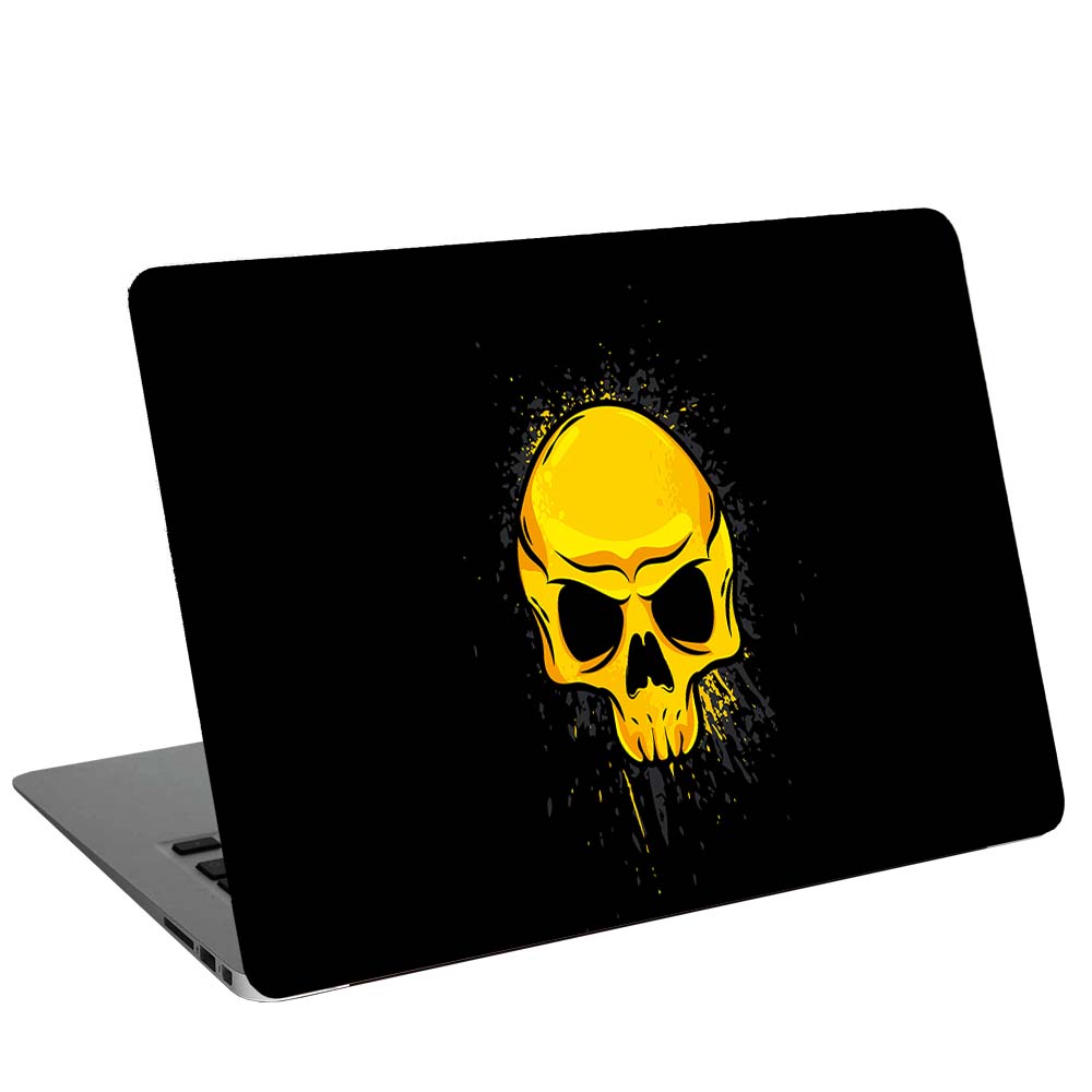 استیکر لپ تاپ مدل gold skull    G-1843 مناسب برای لپ تاپ 15.6 اینچ