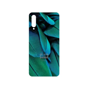 MAHOOT Green Feather Cover Sticker for Samsung Galaxy A50s