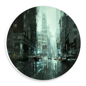  دیوارکوب طرح نقاشی شهر فرانسه مدل wtb1057