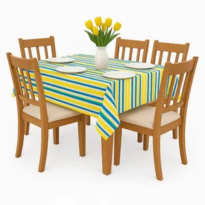 سفره ۴ نفره  مدل راه راه سایز ۱۰۰×۹۰ سانتی متر