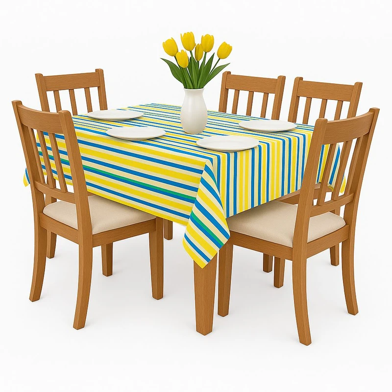 سفره ۴ نفره  مدل راه راه سایز ۱۰۰×۹۰ سانتی متر