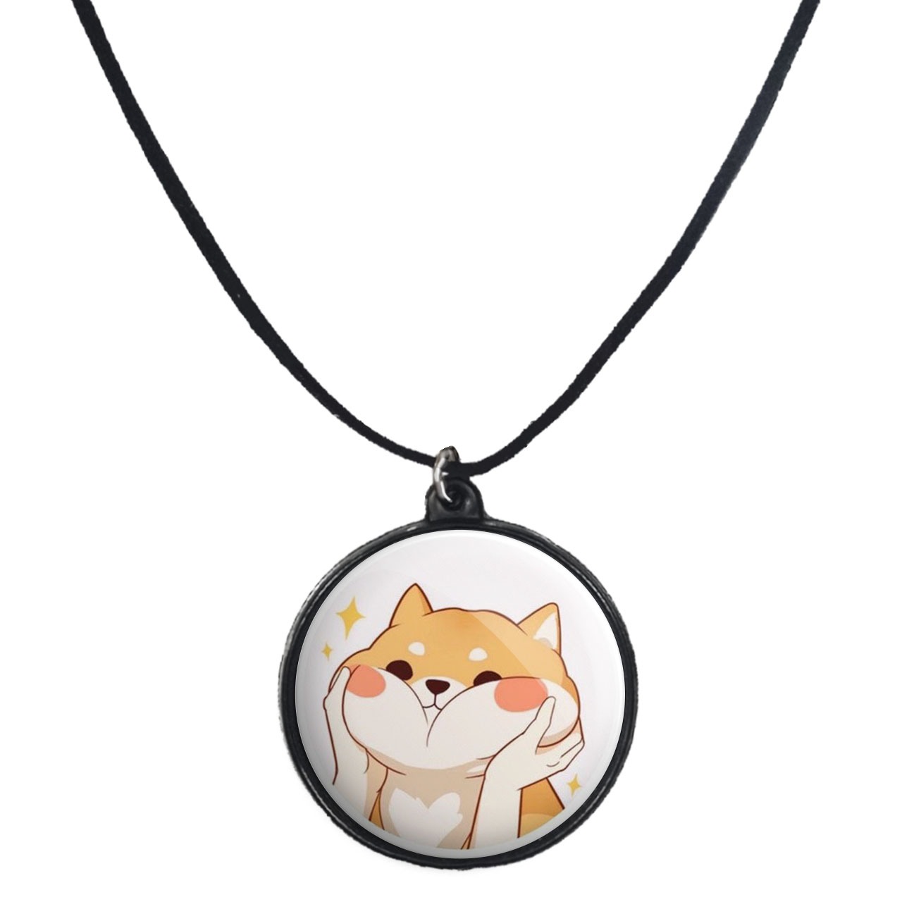 گردنبند پرمانه طرح حیوانات کیوت کد pmb.21387 مدل دو طرفه