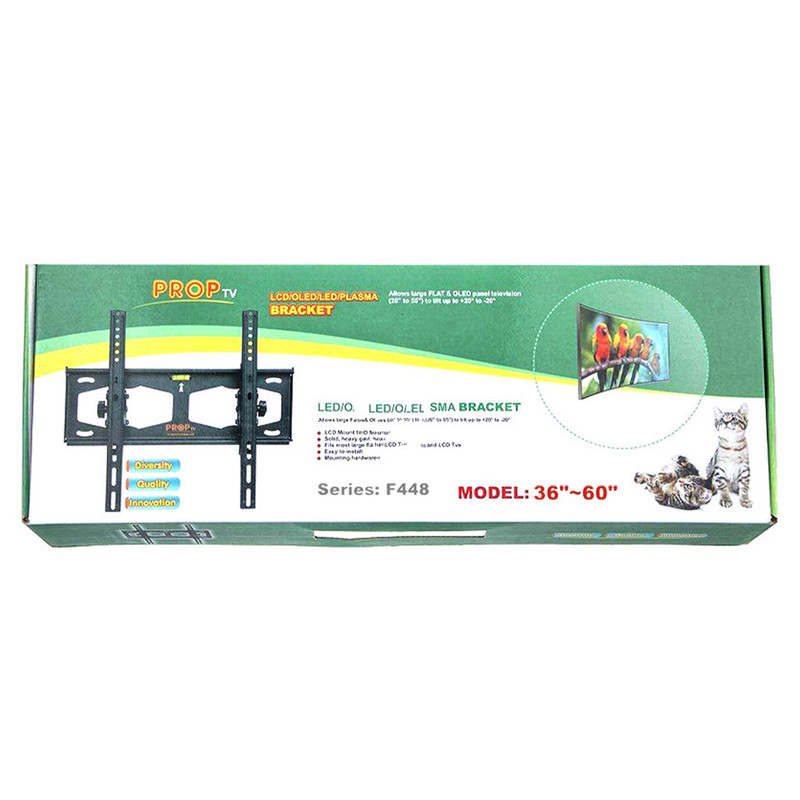 پایه دیواری تلویزیون پروپ مدل F448 مناسب سایز 36 تا 65 اینچ