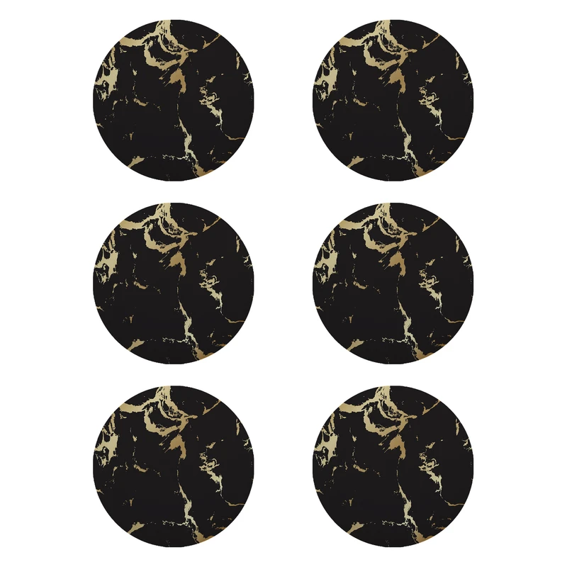 زیر لیوانی طرح مرمر کد 8374 بسته 6 عددی