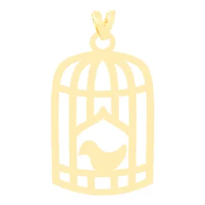 آویز گردنبند طلا 18 عیار زنانه الن نار مدل ELN3091