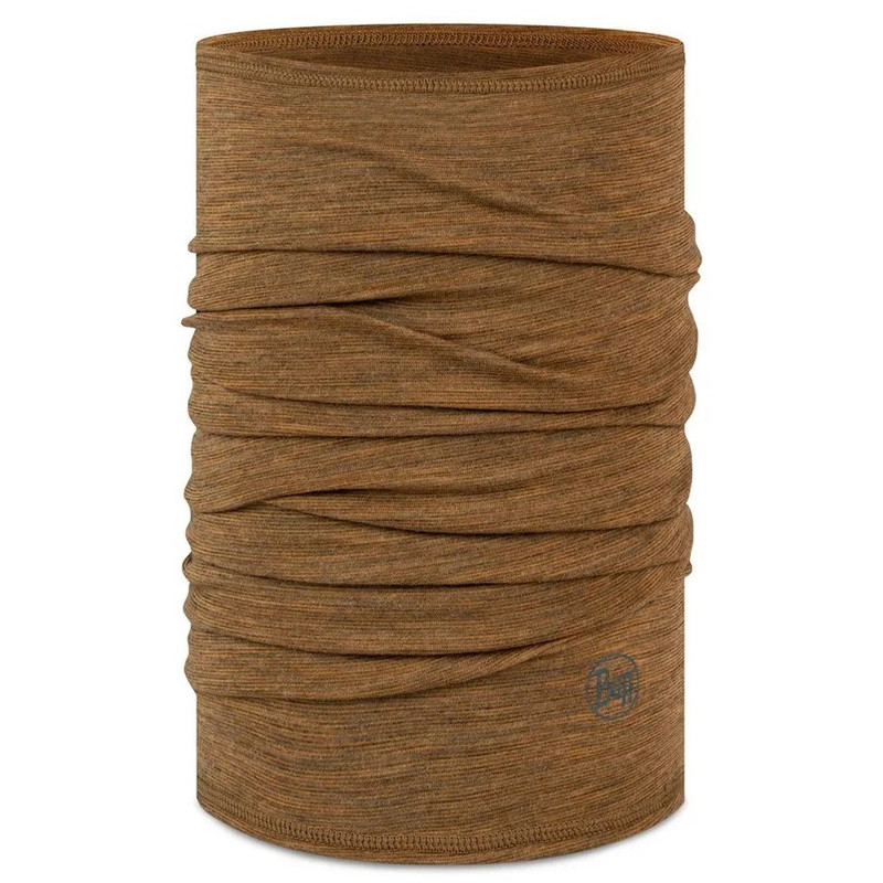 دستمال سر و گردن باف مدل merino light weight multistripes coyote