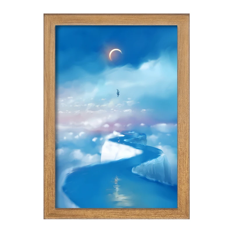 تابلو خندالو مدل انتزاعی کد F12519