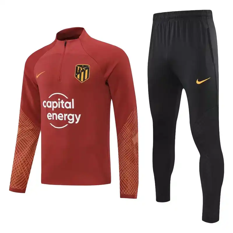 ست تیشرت آستین بلند و شلوار ورزشی مردانه مدل اتلتیکو مادرید 2023R