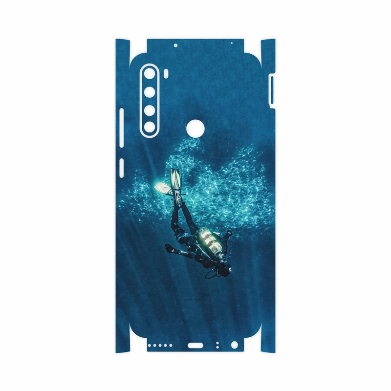 برچسب پوششی ماهوت مدل Scuba Diving-FullSkin مناسب برای گوشی موبایل شیائومی Redmi Note 8