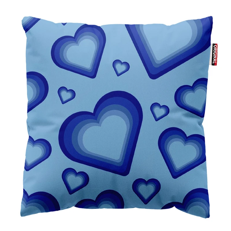 کوسن پاد آفرین طرح قلب کد 4827 سایز 30*30 سانتی متر