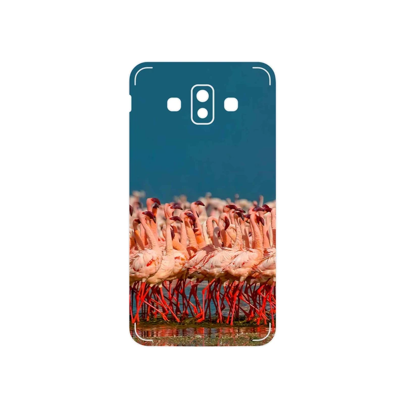 برچسب پوششی ماهوت مدل Flamingo مناسب برای گوشی موبایل سامسونگ Galaxy J7 Duo
