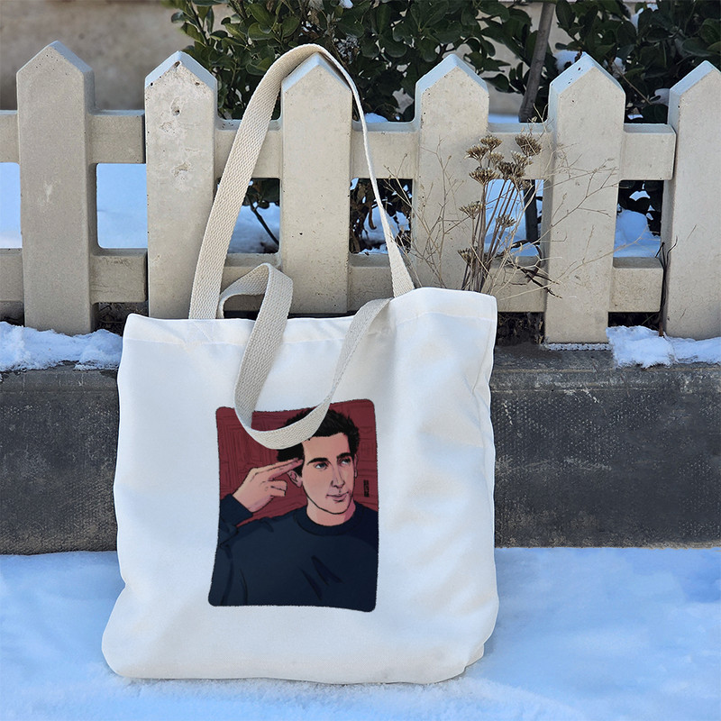 ساک خرید خندالو مدل راس سریال فرندز کد 7915