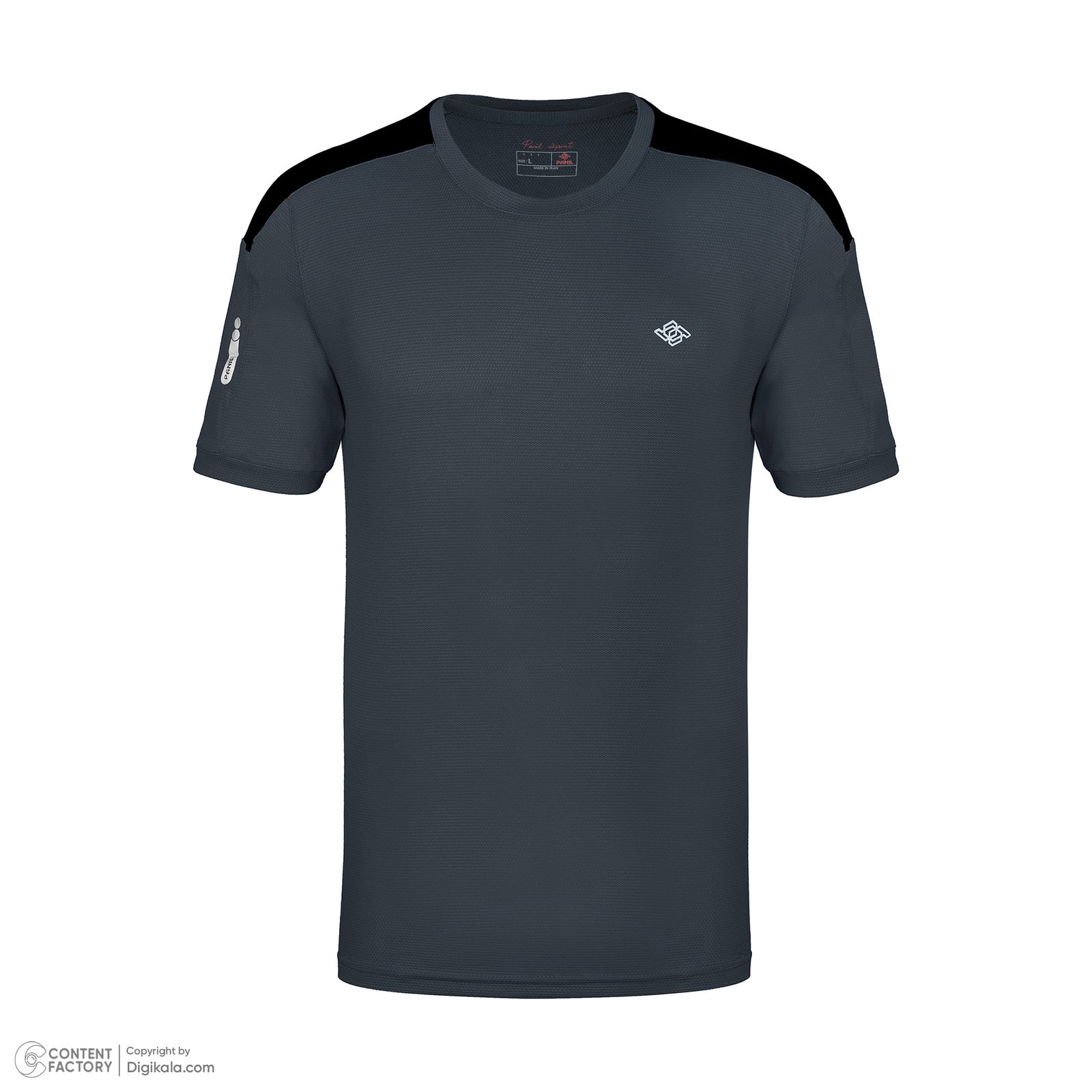 تی شرت آستین کوتاه  ورزشی مردانه پانیل مدل 206GY -  - 3