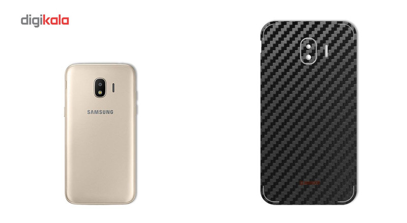 برچسب پوششی ماهوت مدل Carbon-fiber Texture مناسب برای گوشی Samsung J2 Pro 2018