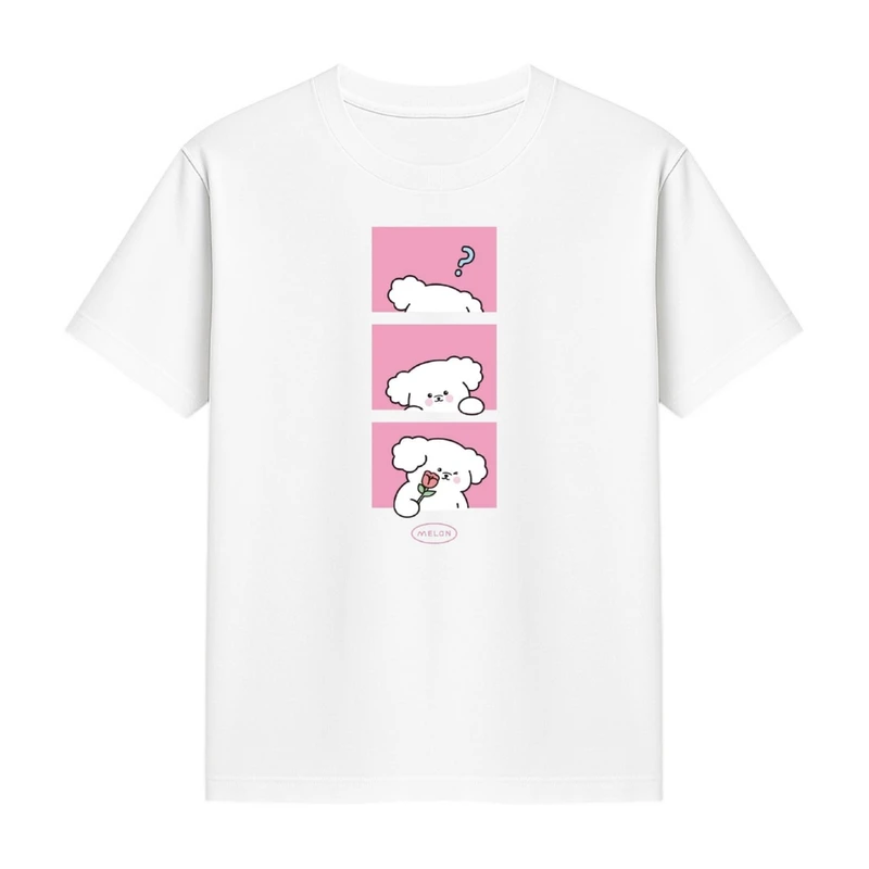 تی‌شرت آستین کوتاه دخترانه مدل هاپو کد p2 