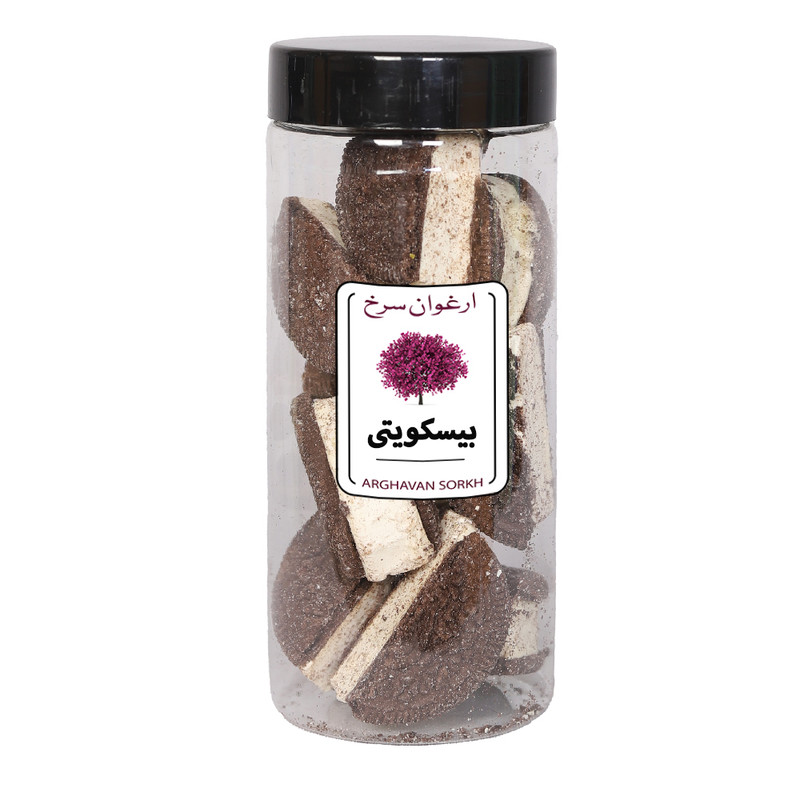 بستنی خشک بیسکویتی ارغوان سرخ - 130 گرم
