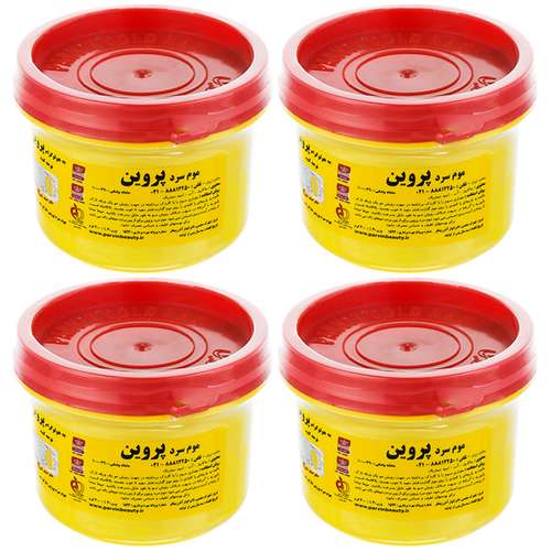 موم سرد پروین مدل HONEY حجم 300 گرم بسته 4 عددی