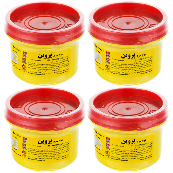 موم سرد پروین مدل HONEY حجم 300 گرم بسته 4 عددی