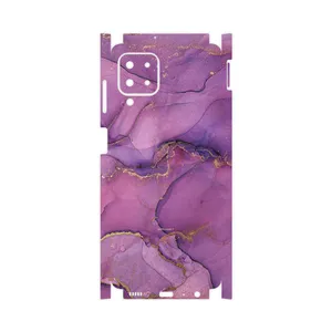 MAHOOT Purple Marble-FullSkin Cover Sticker for Samsung Galaxy M22