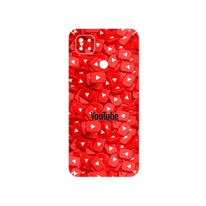MAHOOT Youtube Cover Sticker for Xiaomi Redmi 9 Activ