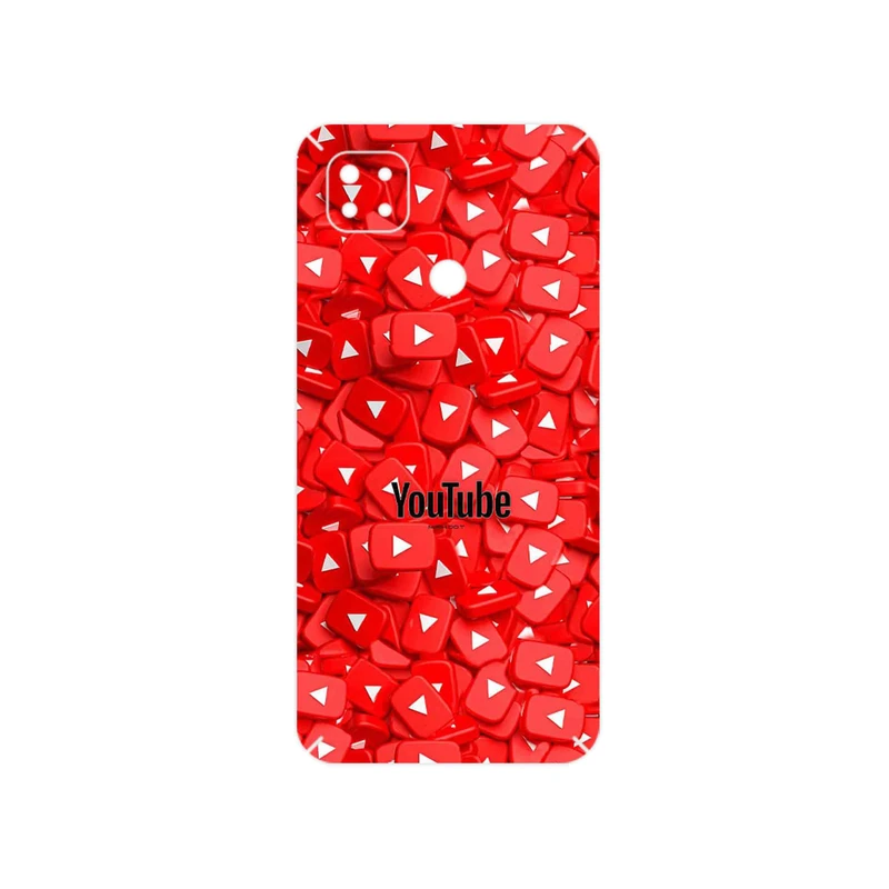 برچسب پوششی ماهوت مدل Youtube مناسب برای گوشی موبایل شیائومی Redmi 9 Activ
