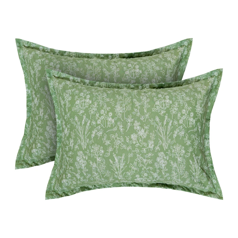 روبالشی نخ پنبه آدنو مدل محیا کد IR219 سایز 70x50 سانتی متر بسته 2 عددی