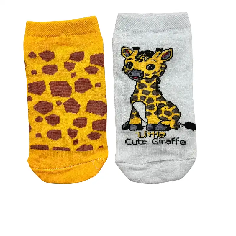 جوراب پسرانه تن پوش هنگامه مدل زرافه مچی