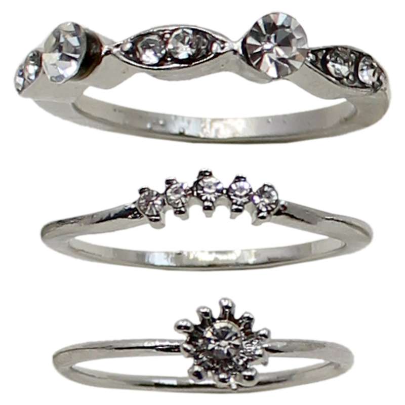 بند انگشتی زنانه کد 996 مجموعه 3 عددی