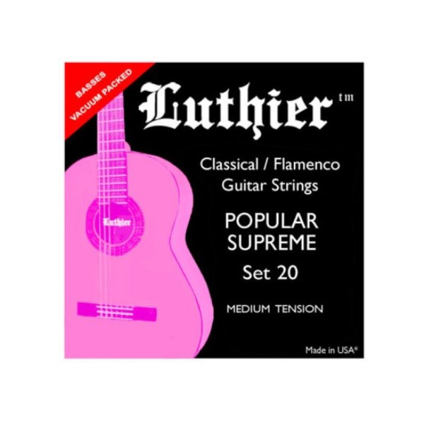 سیم گیتار کلاسیک لوتیر مدل Luthier Set 20 popular supreme Classical Flamenco