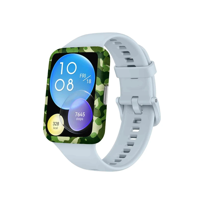 برچسب ماهوت طرح Army_Green مناسب برای ساعت هوشمند هوآوی Watch Fit 2