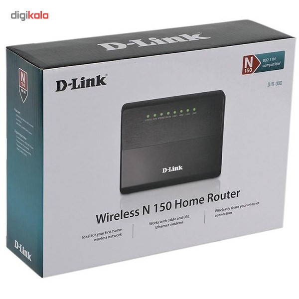 روتر خانگی بی سیم N150 دی-لینک مدل DIR-300_D1