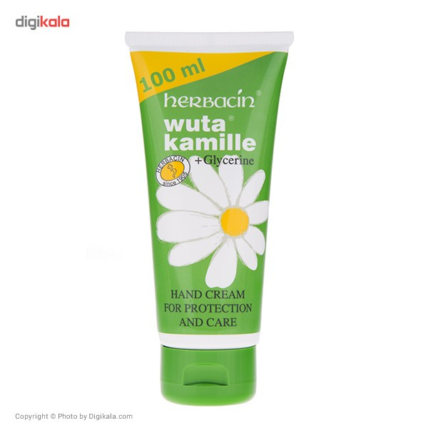 کرم دست هرباسین مدل Wuta Kamille Glycerine حجم 100 میلی لیتر