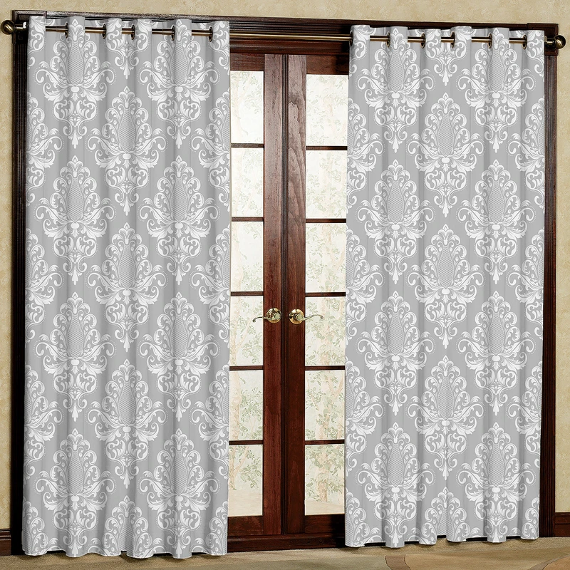   پرده مدل طرح دار مخمل پانچی کد 2302 سایز 140x280 سانتی متر