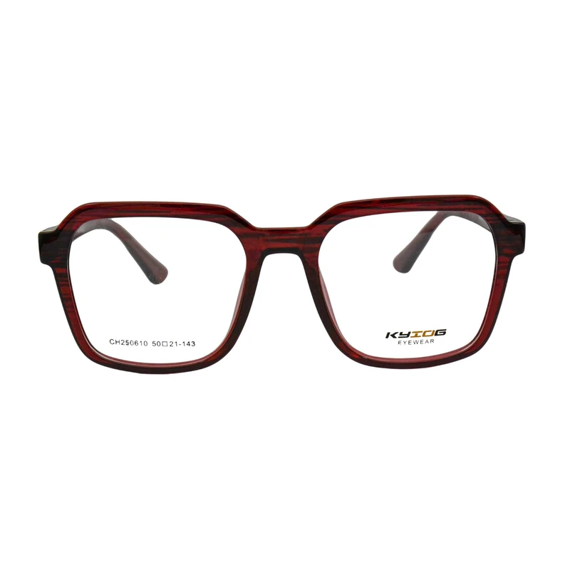 فریم عینک طبی ویفرر (Wayfarer) کایوگ مدل CH 250610  C5 مناسب برای انواع فرم صورت