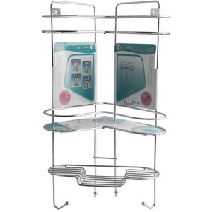 نقد و بررسی قفسه حمام گل رز مدل FLR-VATE808 طرح قلب سه طبقه توسط خریداران