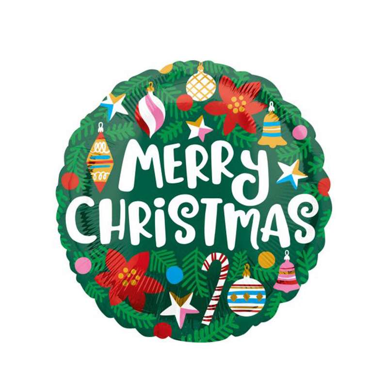 بادکنک فویلی سورتک مدل Merry Christmas کد 01