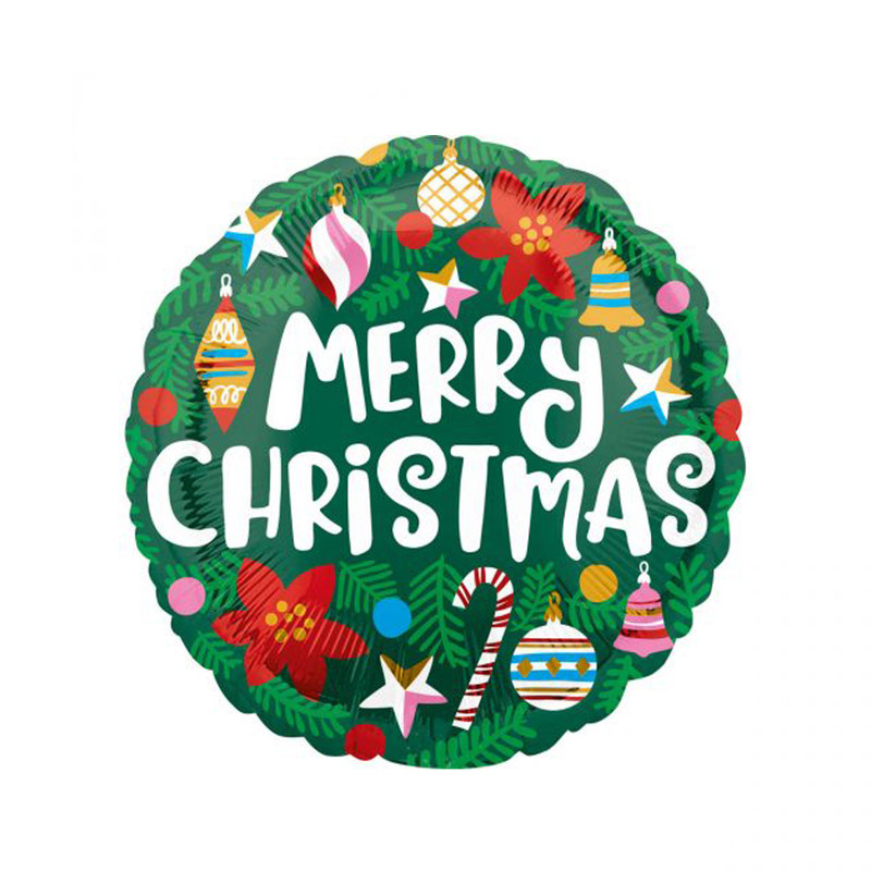 بادکنک فویلی سورتک مدل Merry Christmas کد 01