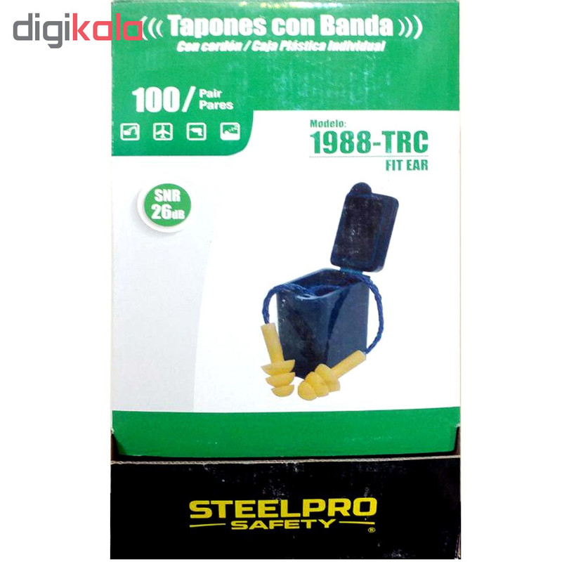 محافظ گوش استیل پرو سیفتی مدل FIT EAR بسته 10 عددی