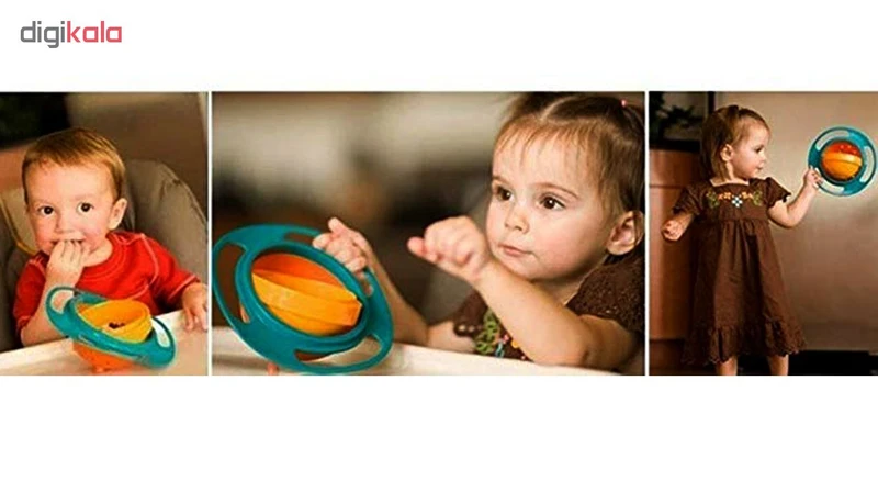 عکس شماره 2 : ظرف غذای کودک مدل universal gyro bowl 360