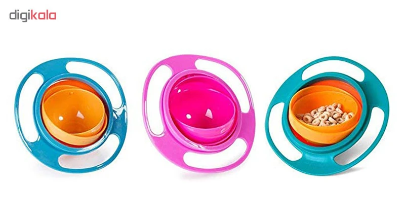 عکس شماره 11 : ظرف غذای کودک مدل universal gyro bowl 360