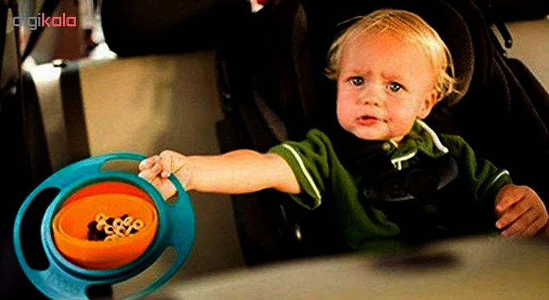 عکس شماره 5 : ظرف غذای کودک مدل universal gyro bowl 360