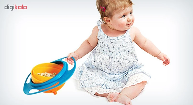 عکس شماره 8 : ظرف غذای کودک مدل universal gyro bowl 360