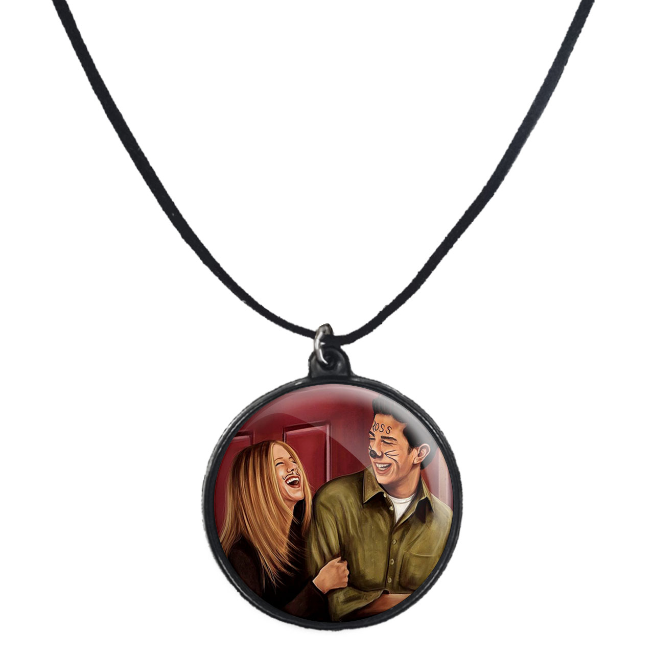 گردنبند پرمانه طرح فرندز کد pmb.18913 مدل دو طرفه