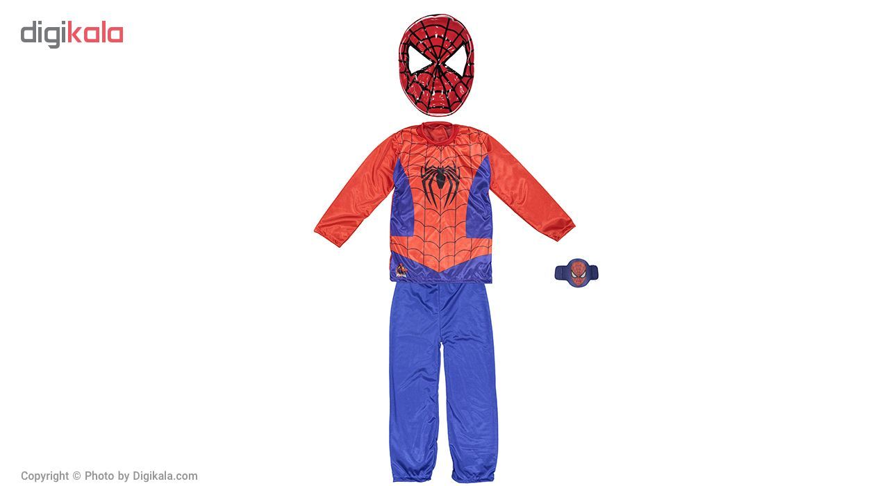 ست لباس و ماسک کودک مدل Spider Man