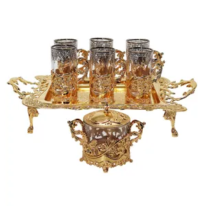 سرویس چای خوری 8 پارچه سلوین مدل شکوفه